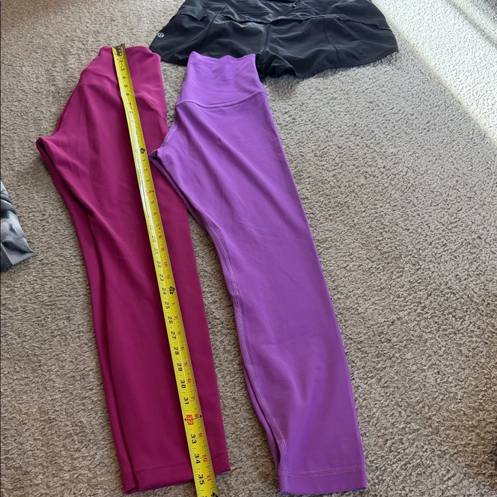 lululemon athletica Black, Magenta and Purple Leggings Set - Picture 5 of 10